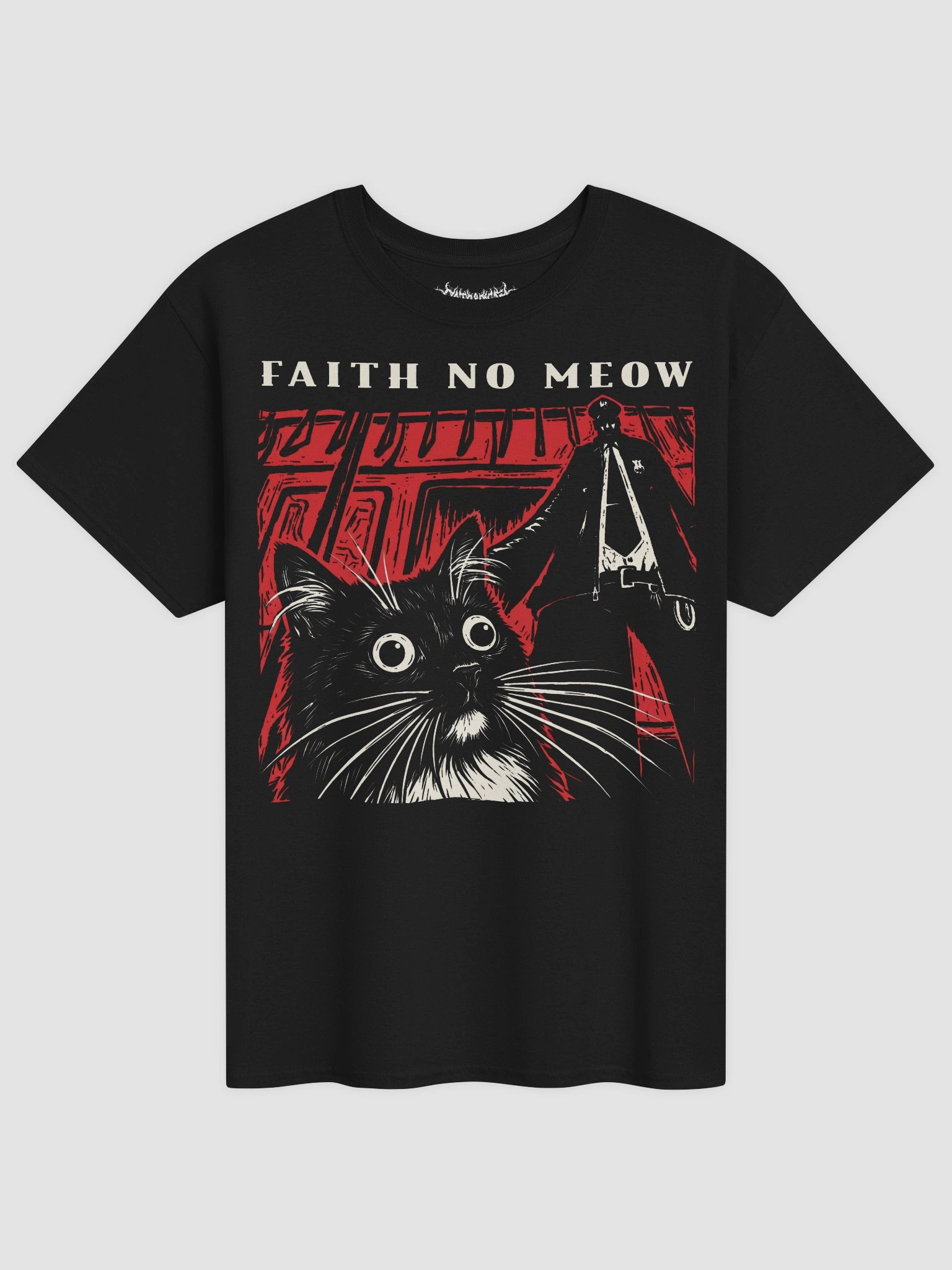 FAITH NO MEOW COOPER TEE product image (1)