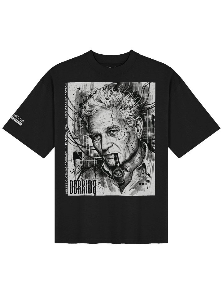 Delete "Derrida" Oversize T-Shirt product image (1)