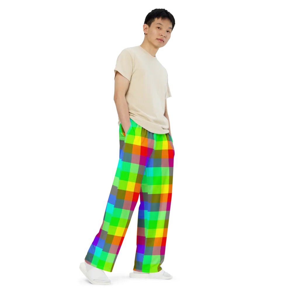 Rainbow Checker Pants product image (7)