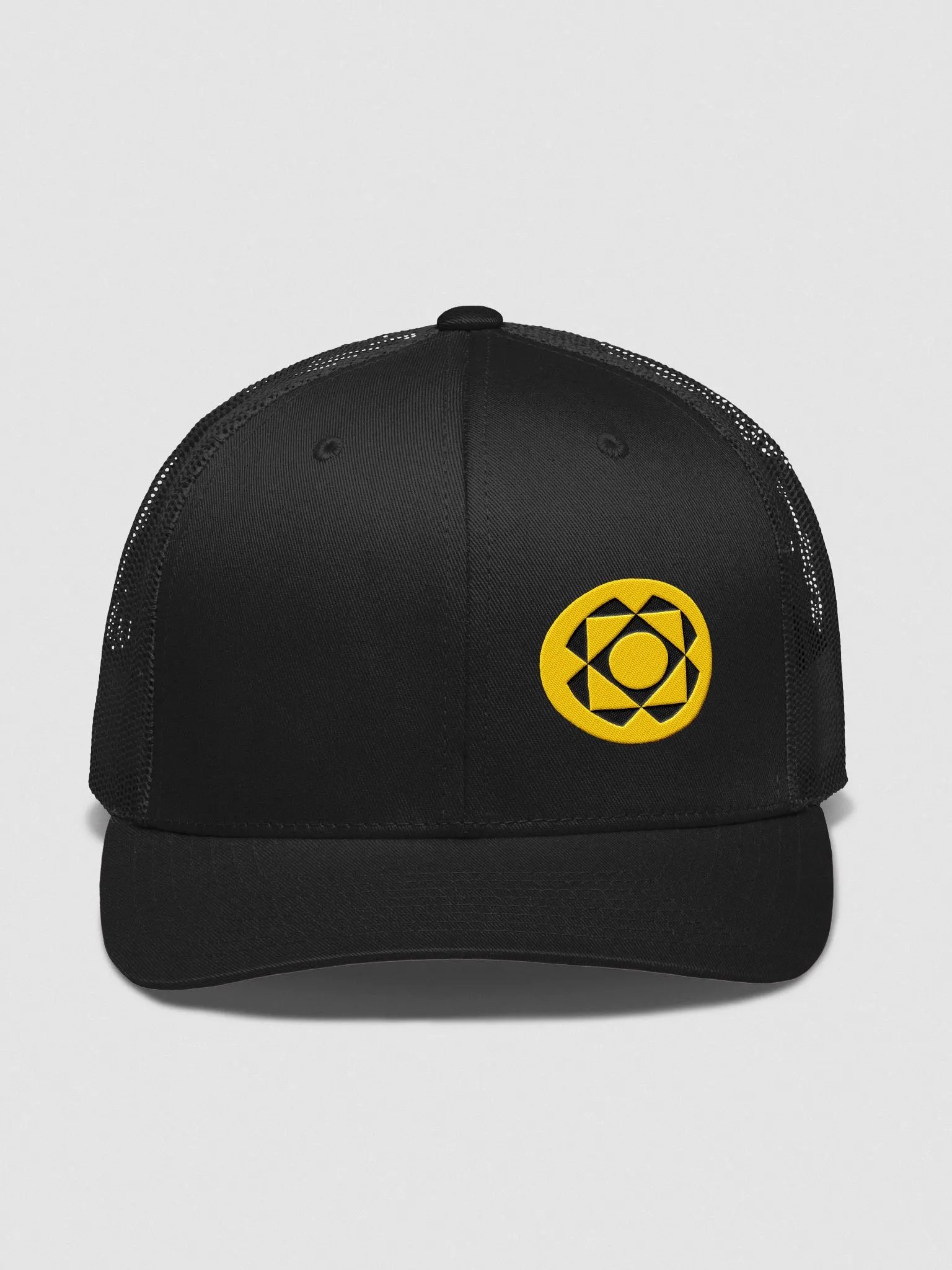 Yellow Badge Trucker Hat product image (2)