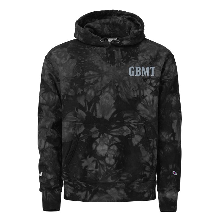 GBMT Premium Tie‑Dye Hoodie – Blackout Edition product image (1)