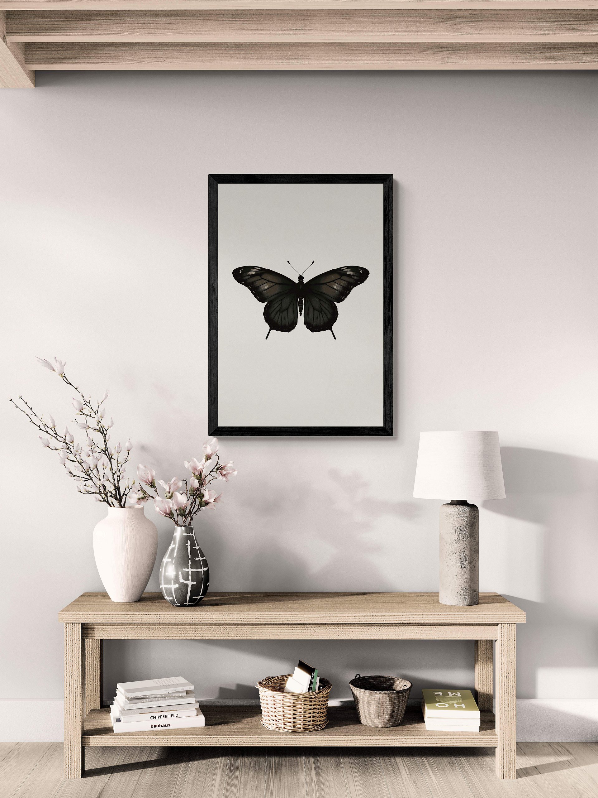 Black Butterfly Spread Wings product image (1)
