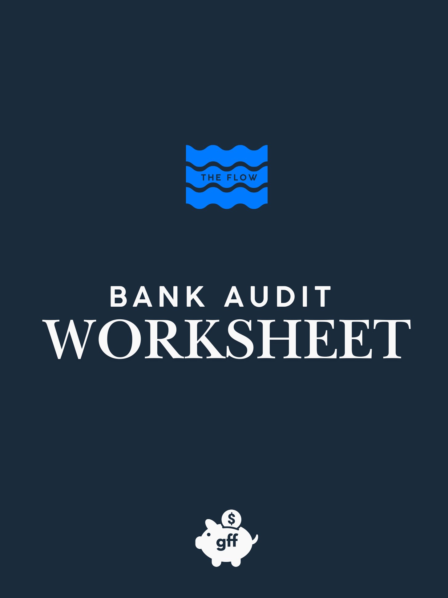 The Bank Audit Worksheet product image (1)