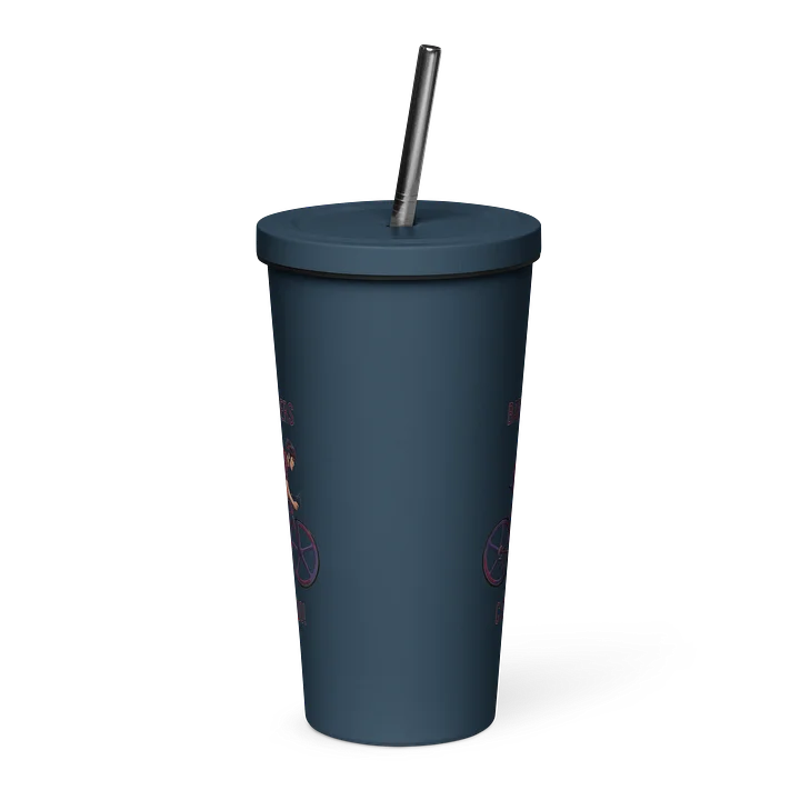 Bartender Athlete Tumbler with Straw | Mens Cycling Edition product image (10)