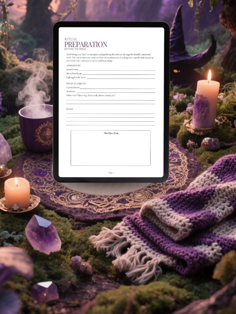Crochet Ritual Journal | Herbal Guide | Project Tracker product image (4)