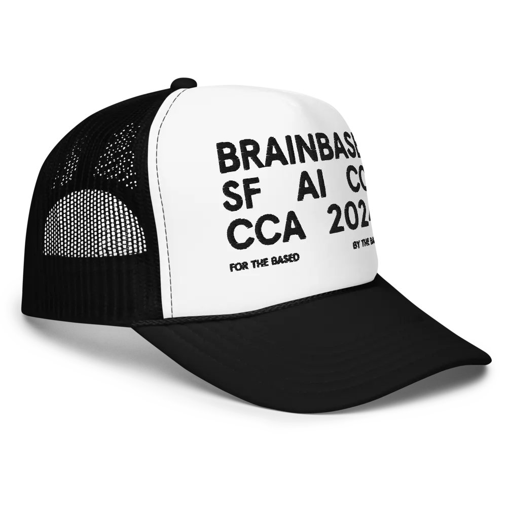 BRAINBASE SF AI CO Foam Trucker Hat product image (6)