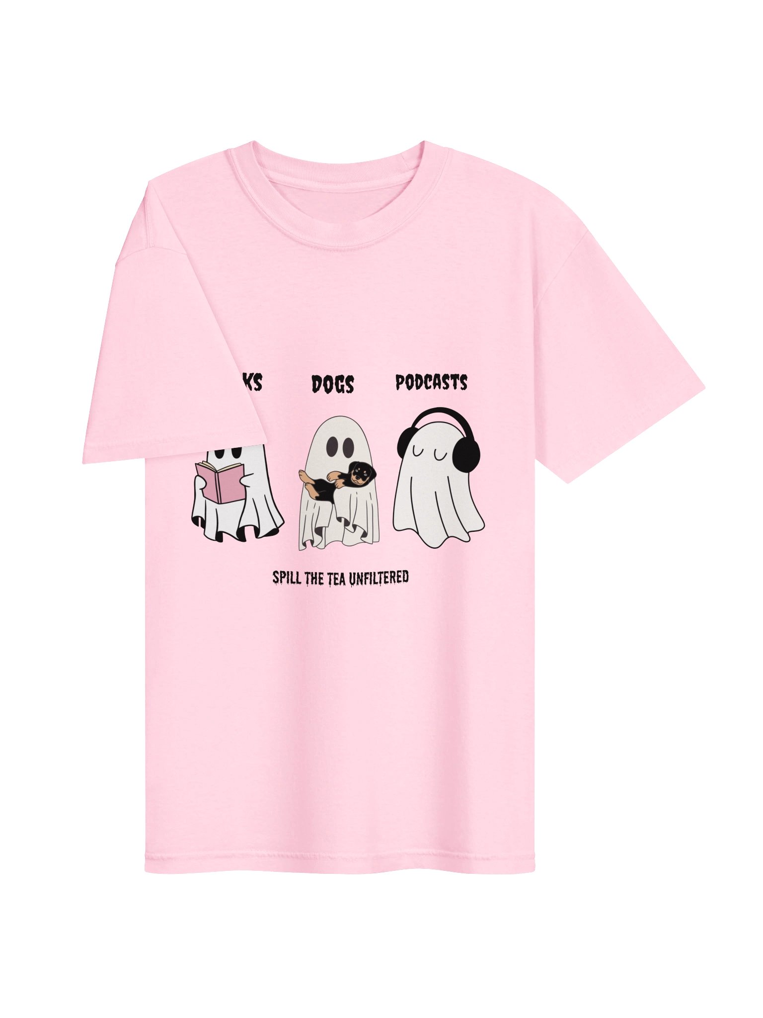 Books Dogs Podcasts Cozy Tee product image (93)