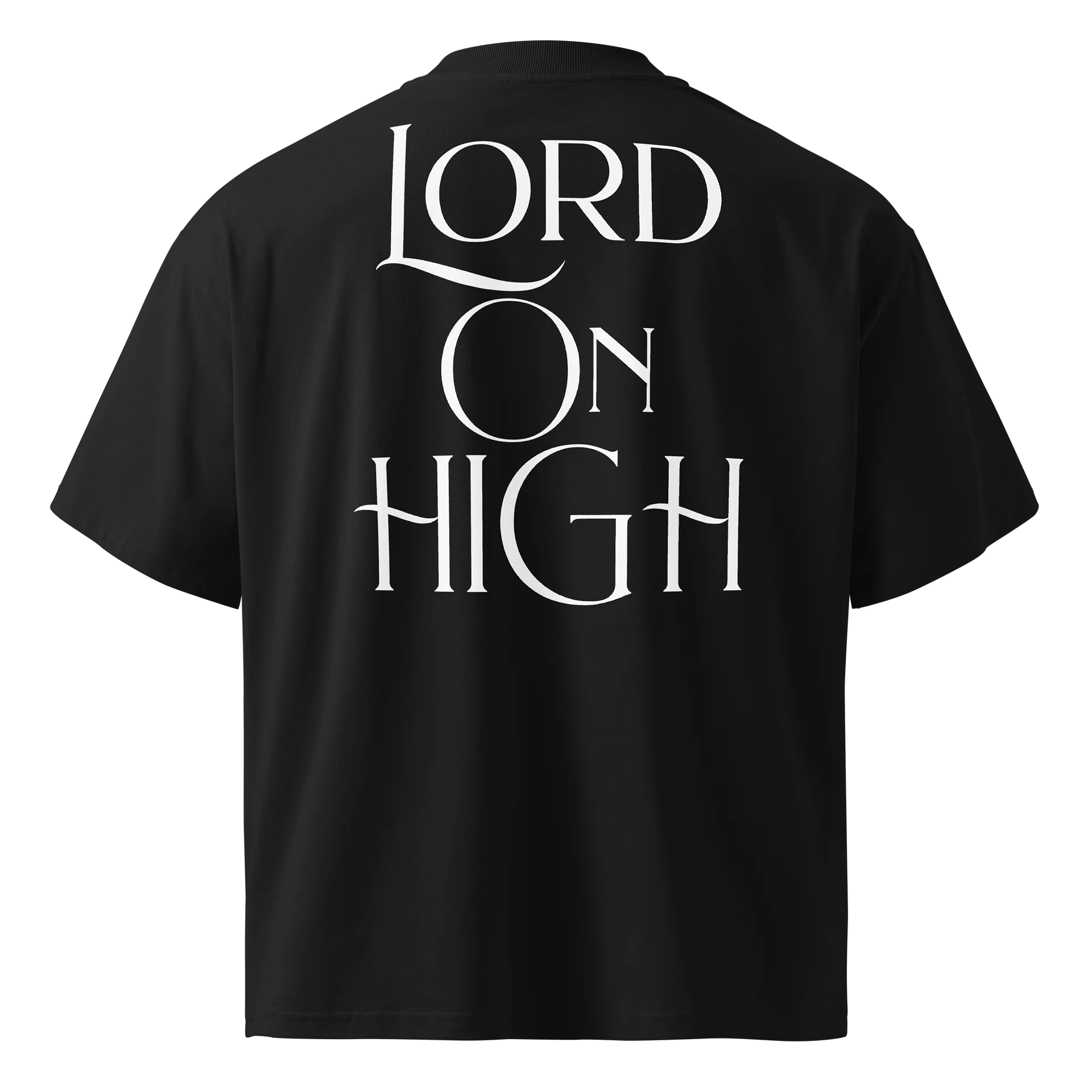 Lord On HIGH | LOH | UNISEX OVERSIZED Tee | White product image (5)