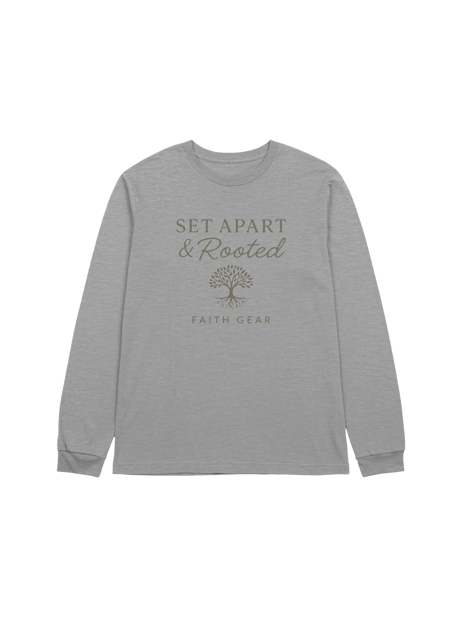 Set Apart & Rooted Branded Long Sleeve Tee (Light Colors) product image (1)