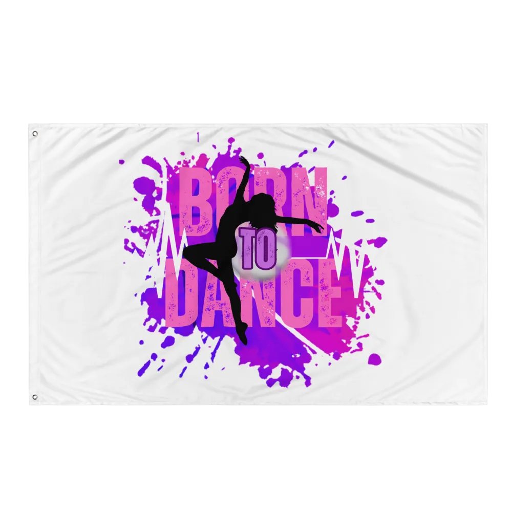 Born to Dance Her Silhouette Flag product image (3)