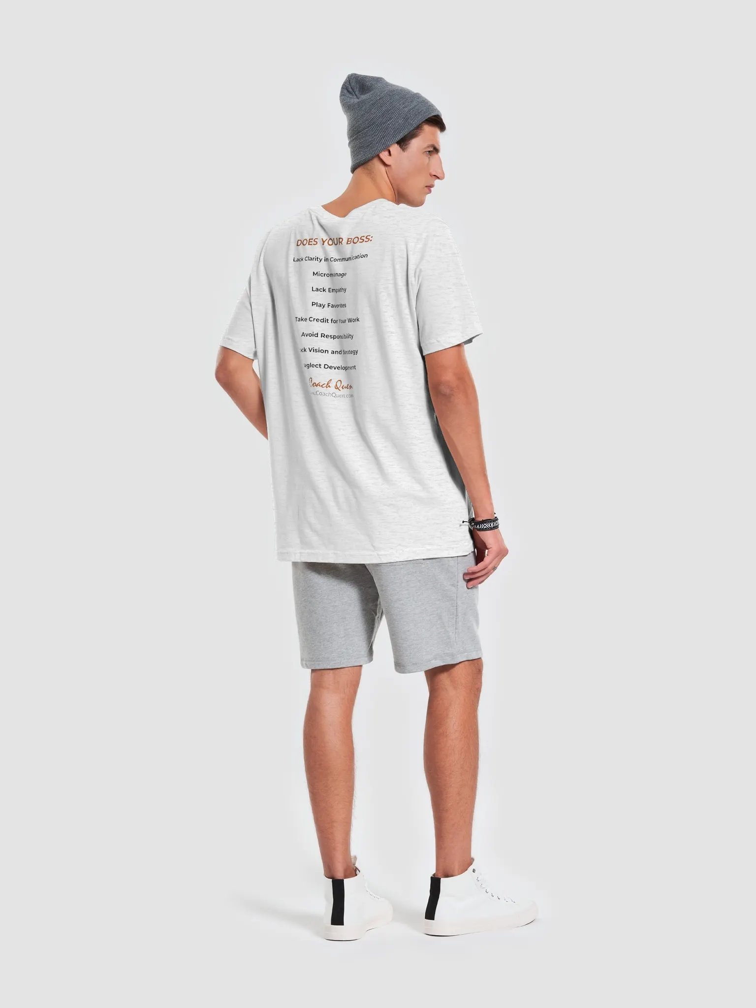 Bad Boss Buster Black Logo Tee product image (9)