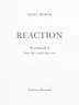 Workbook 1 · Reaction (Quiet Power System)