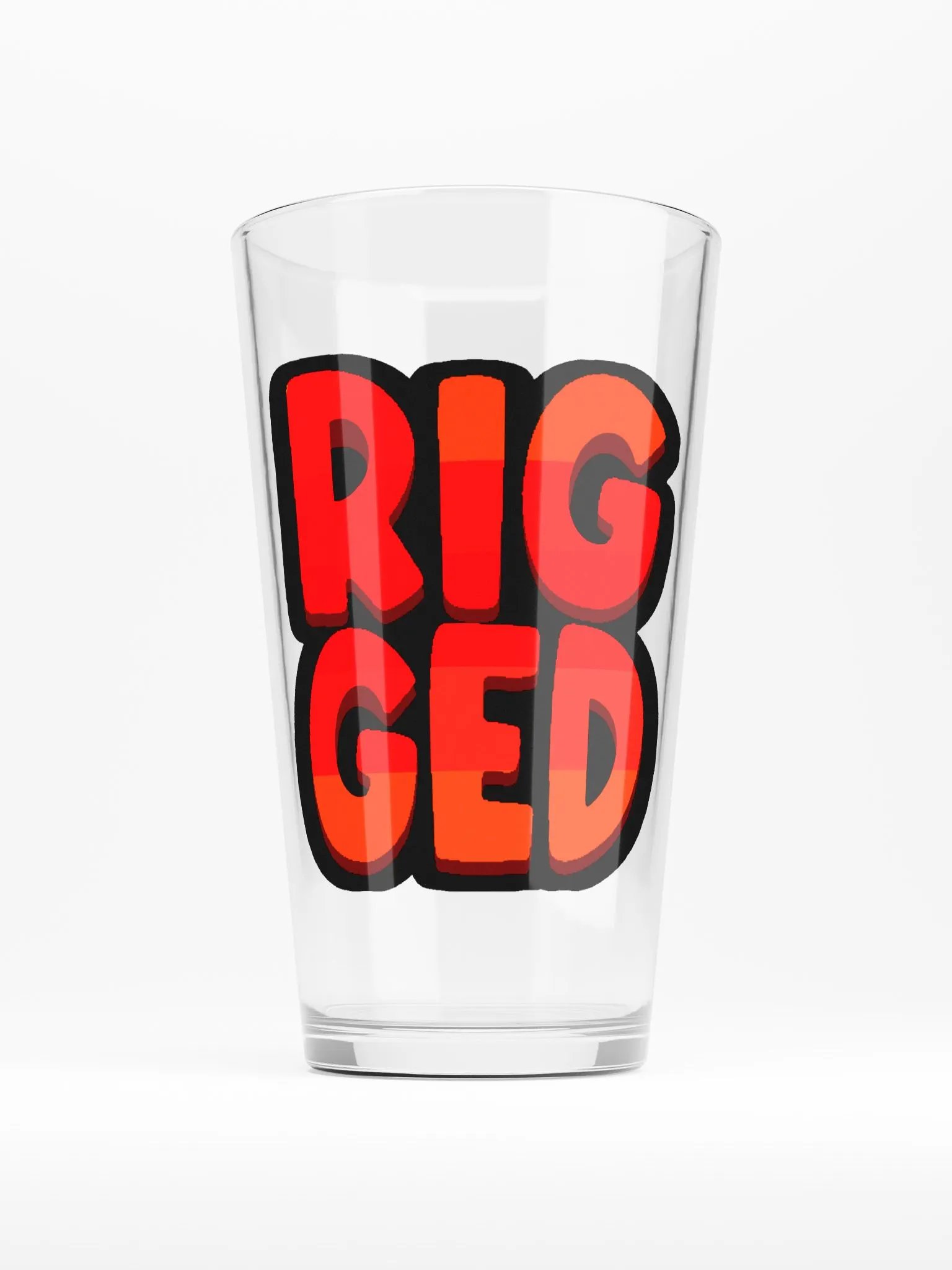Rigged Pint Glass product image (1)