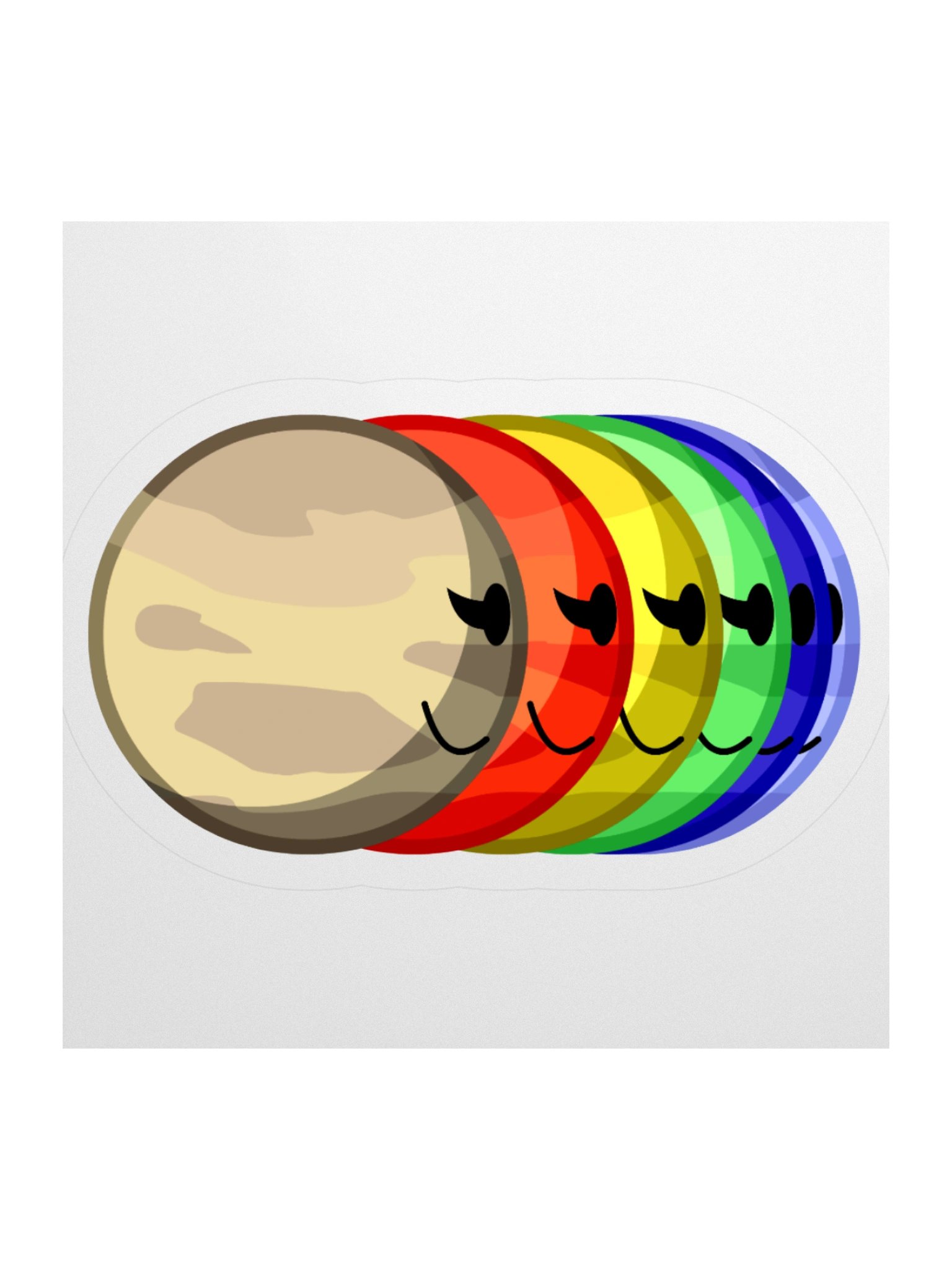Rainbow Venus Sticker product image (1)