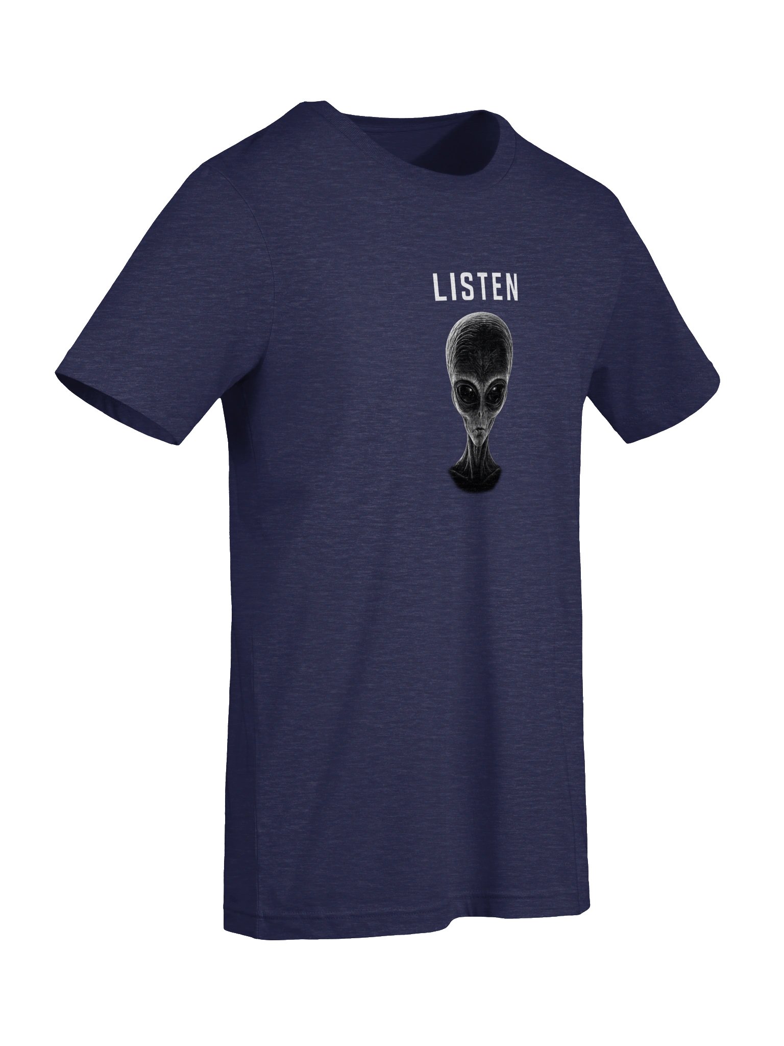 LISTEN Alien Face Unisex Supersoft Tee product image (7)