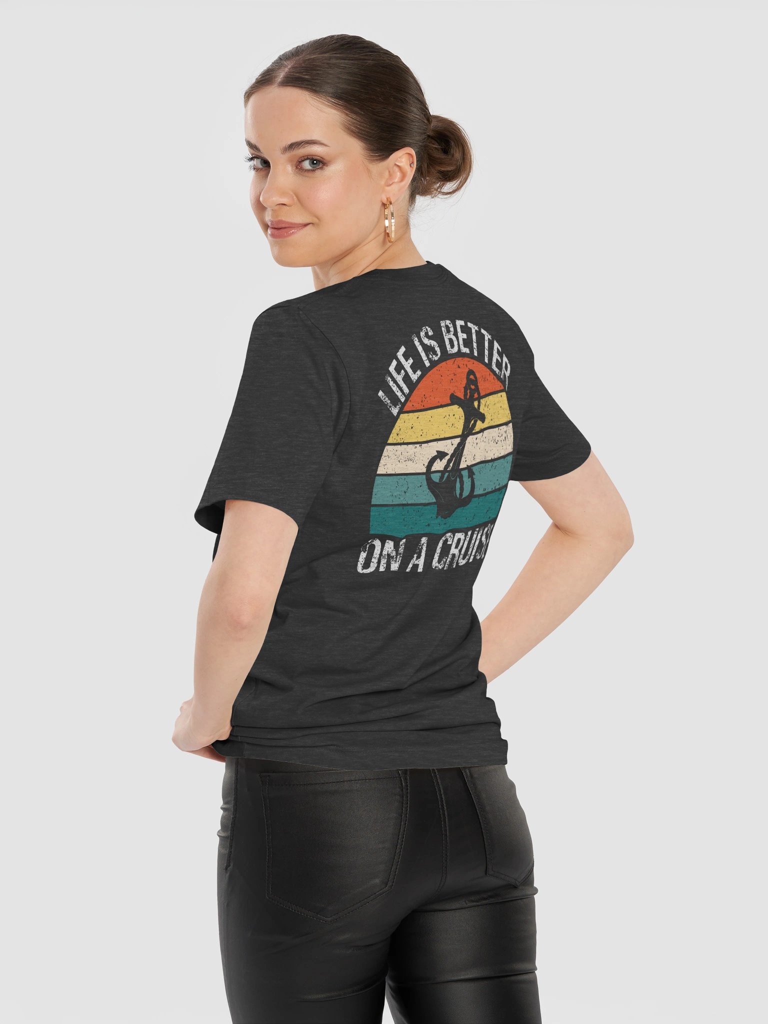 Life Is Better on a Cruise T-Shirt | Retro Cruise Vacation Shirt product image (72)