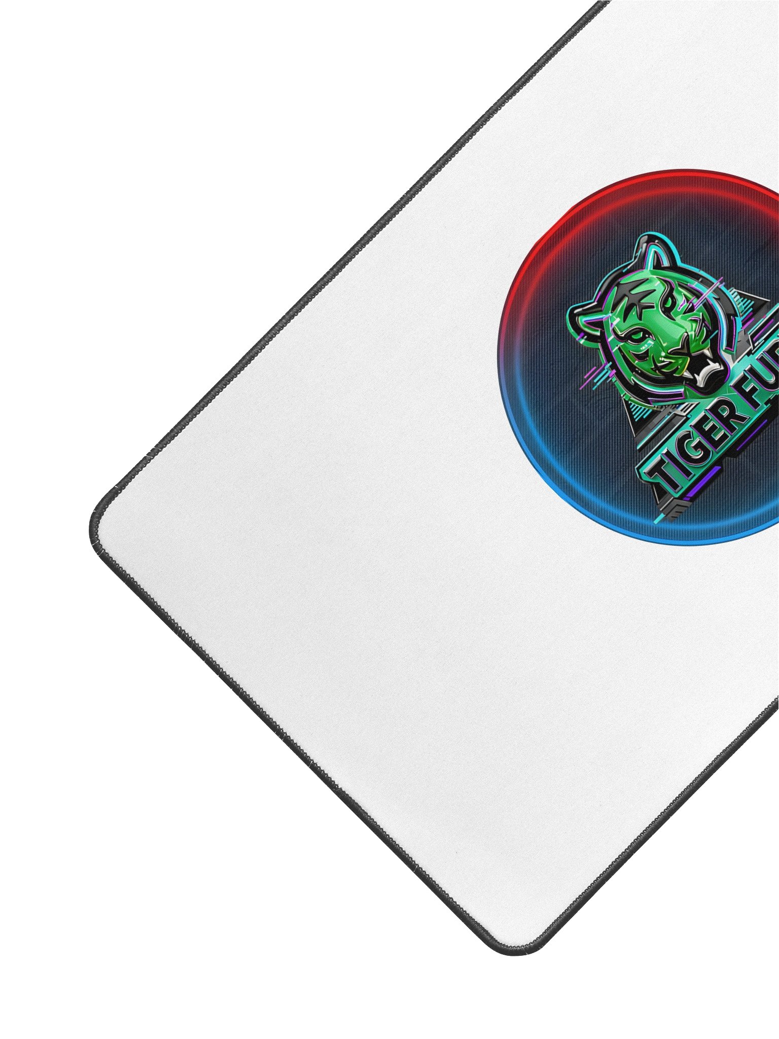 Tiger Fury Neon Logo Desk Mat product image (2)