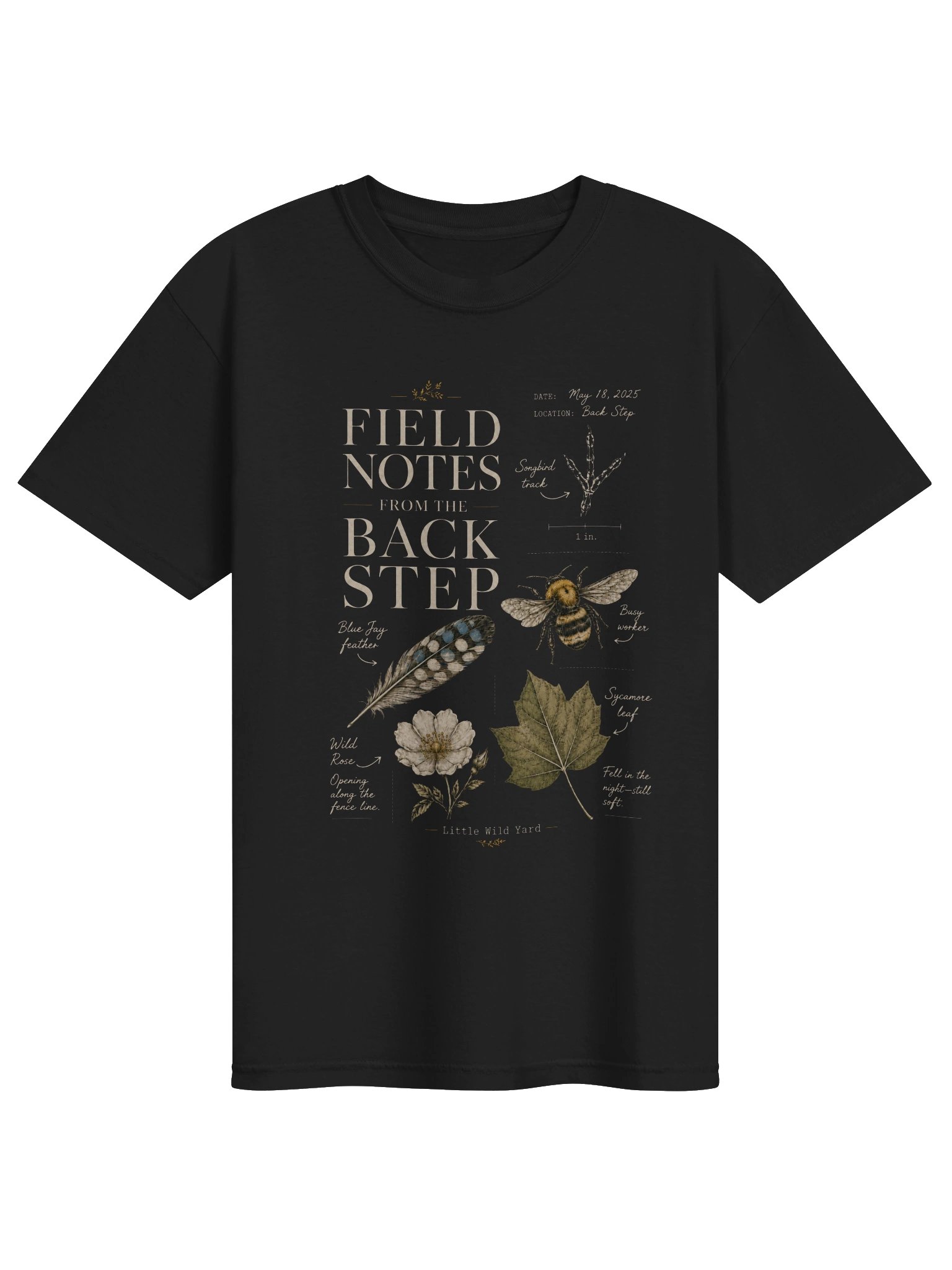 Field Notes From the Back Step T-shirt product image (6)