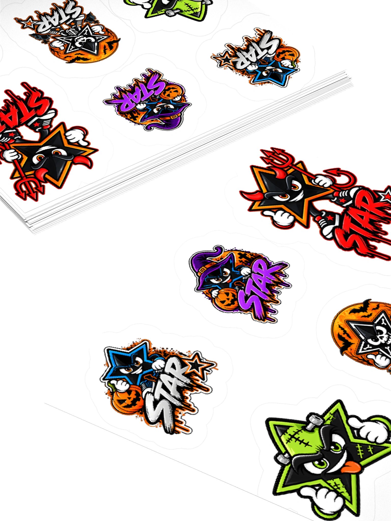 Halloween STAR Sticker Collage product image (4)