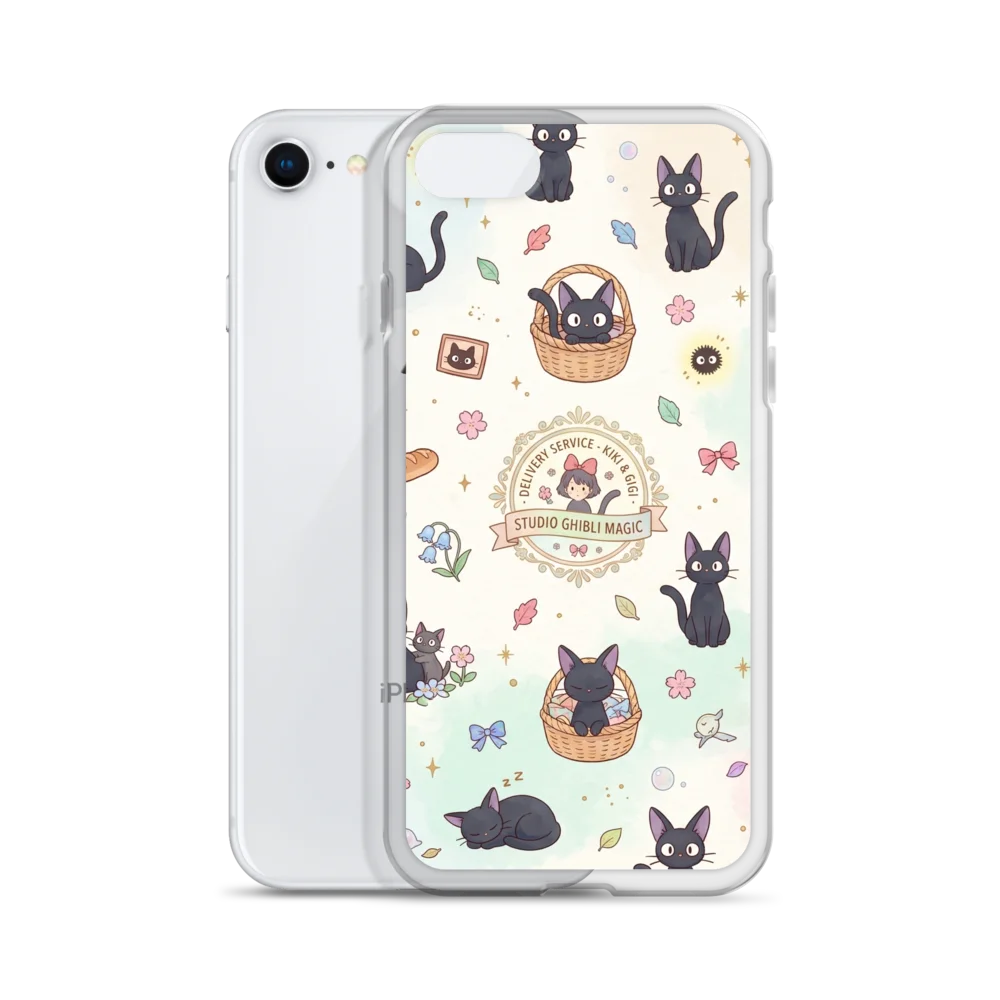 Kiki & Gigi Cat Delivery iPhone Case product image (55)