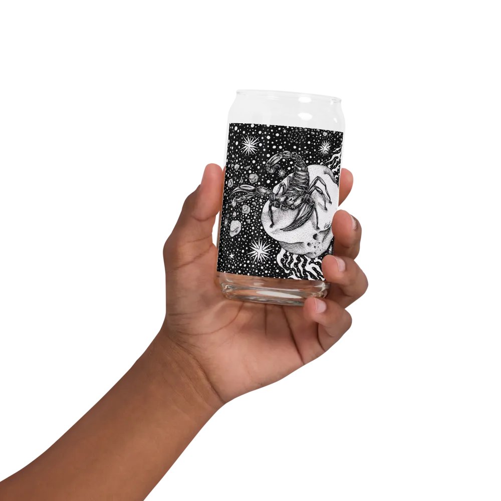 Scorpio Zodiac Can-Shaped Glass product image (4)