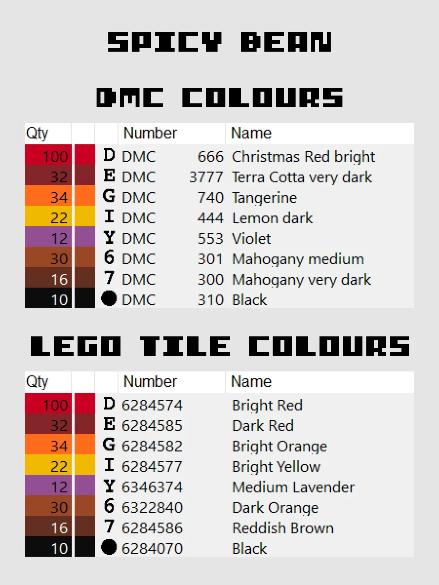 Spicy Bean Pixel Art product image (4)