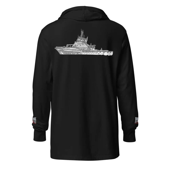 Foss Tugboat Sketch– Maritime Heritage | Twin Anchor Apparel Engine Room Line product image (1)
