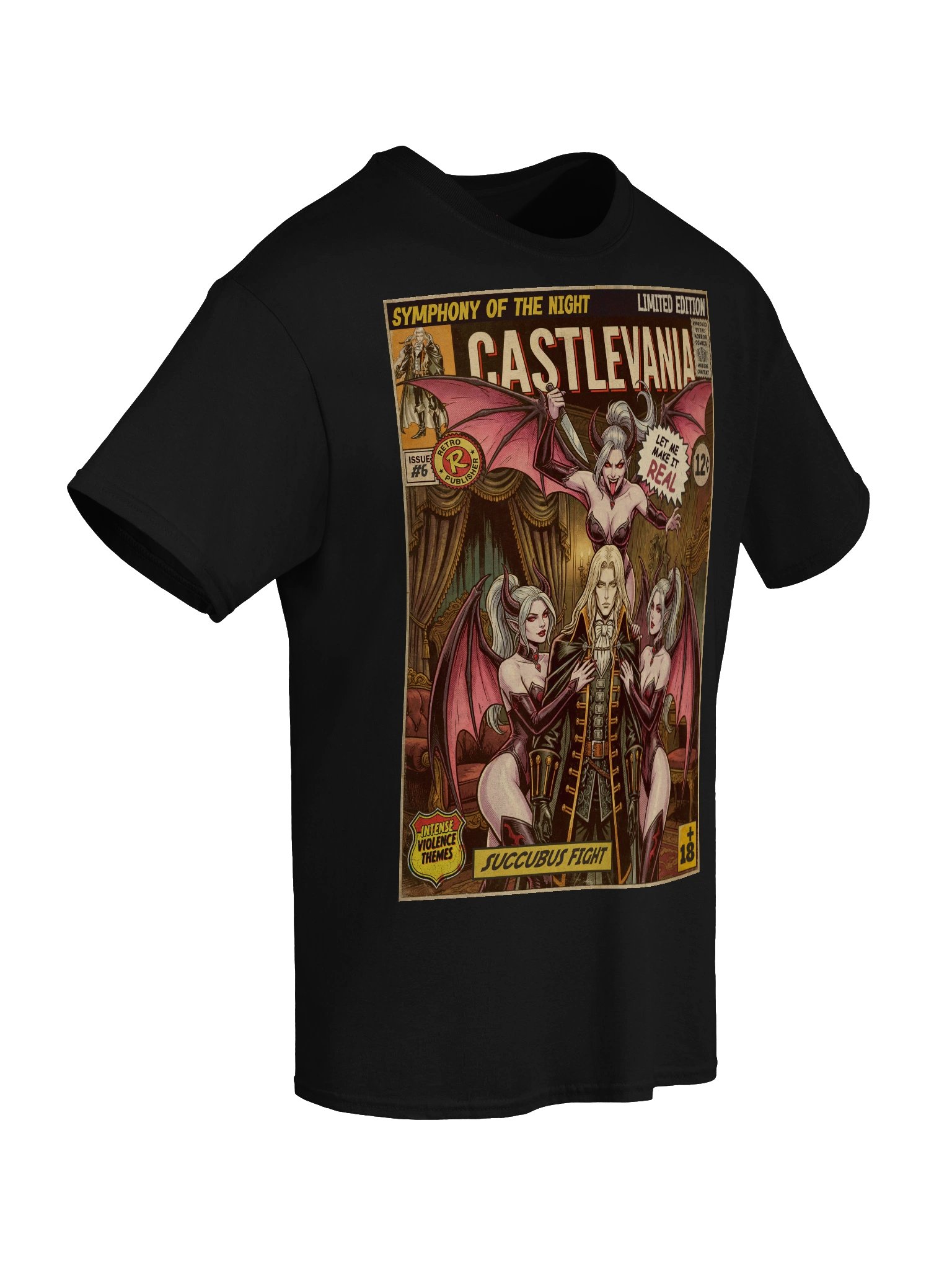 Castlevania: Symphony of the Night Comic Art T-Shirt product image (6)