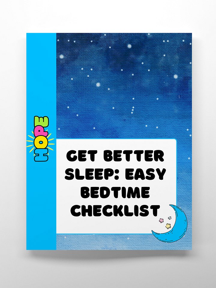 Get Better Sleep: Easy Bedtime Checklist product image (1)