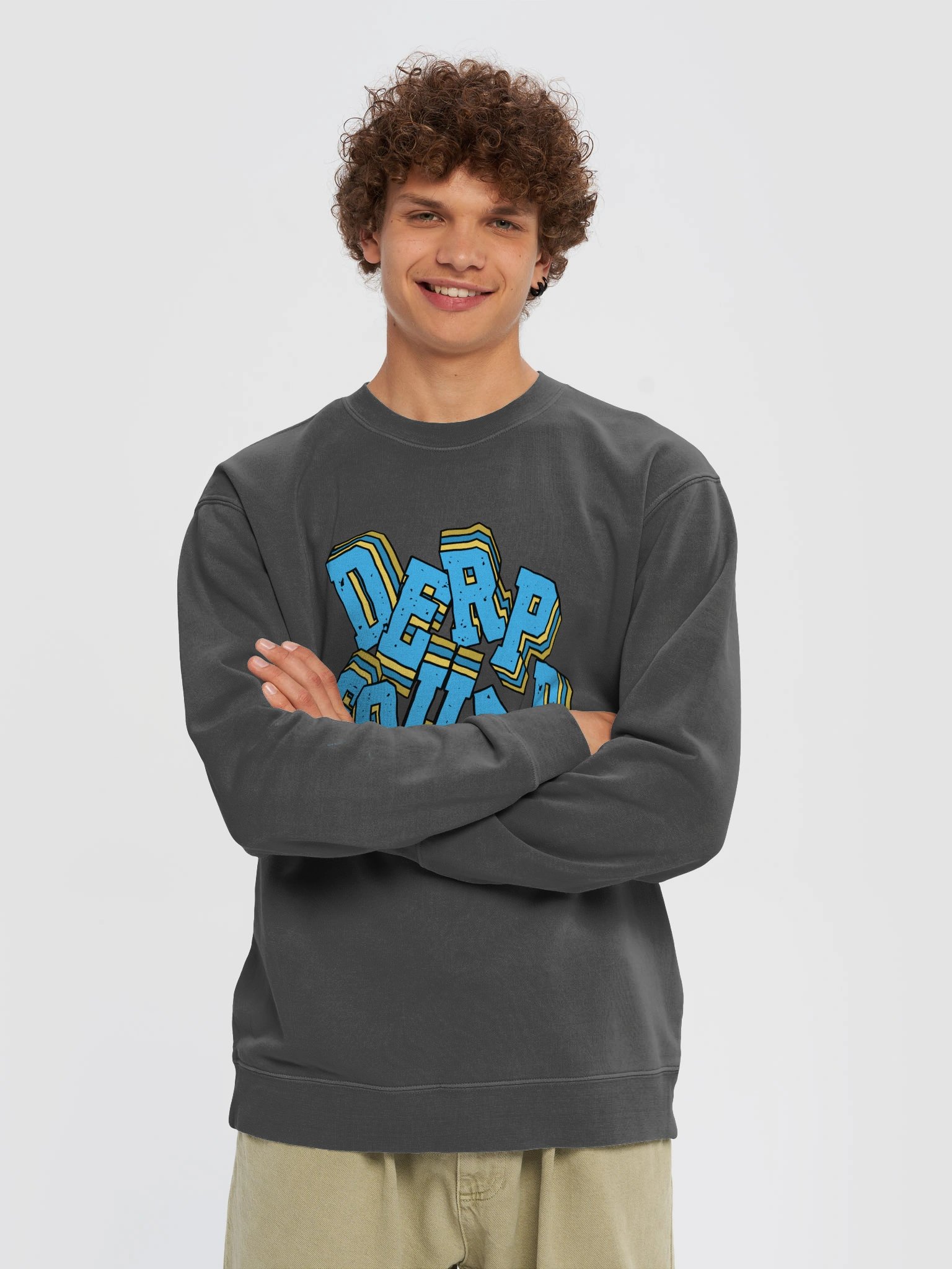 Derp Squad Type Lettering Sweater product image (32)