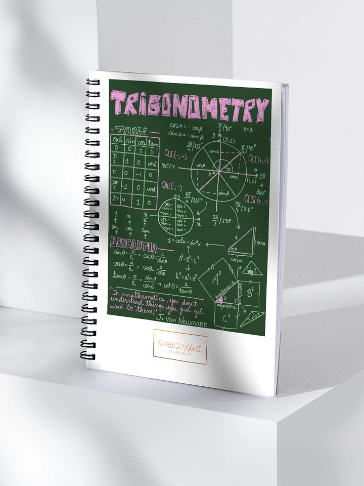 Trigonometry Notebook product image (1)