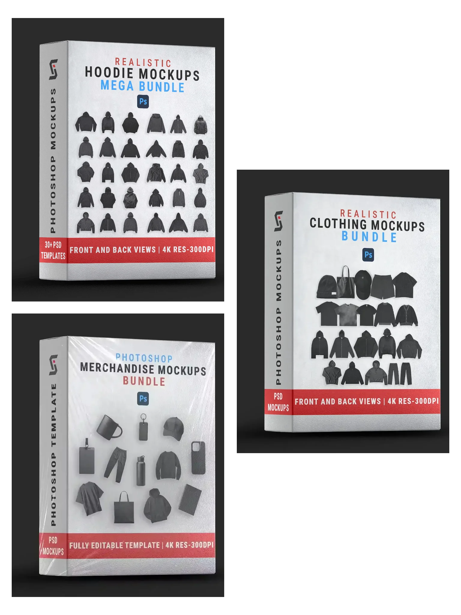 PSD Clothing Mockups MEGA BUNDLE product image (1)