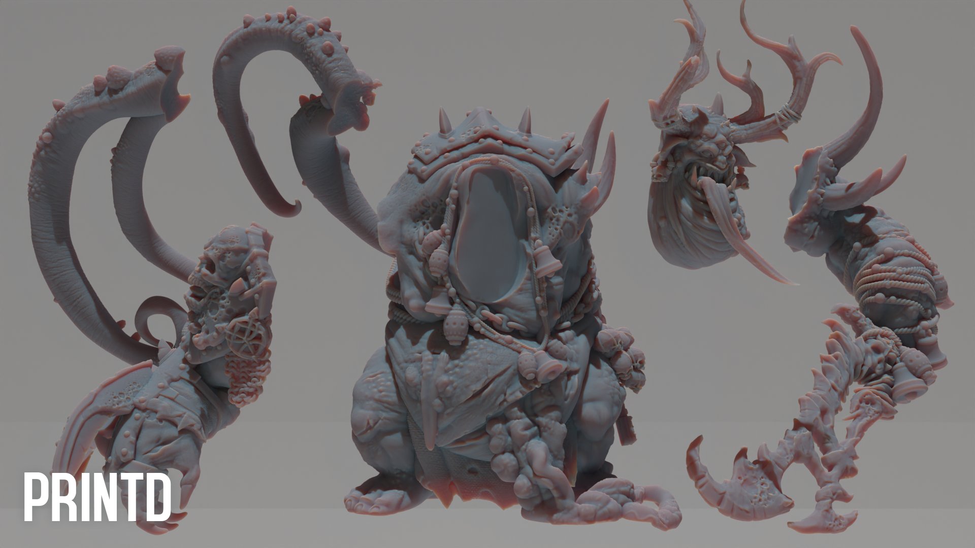 Bozzoth Greater Plague - Demon Resin 3D Printed Model product image (6)