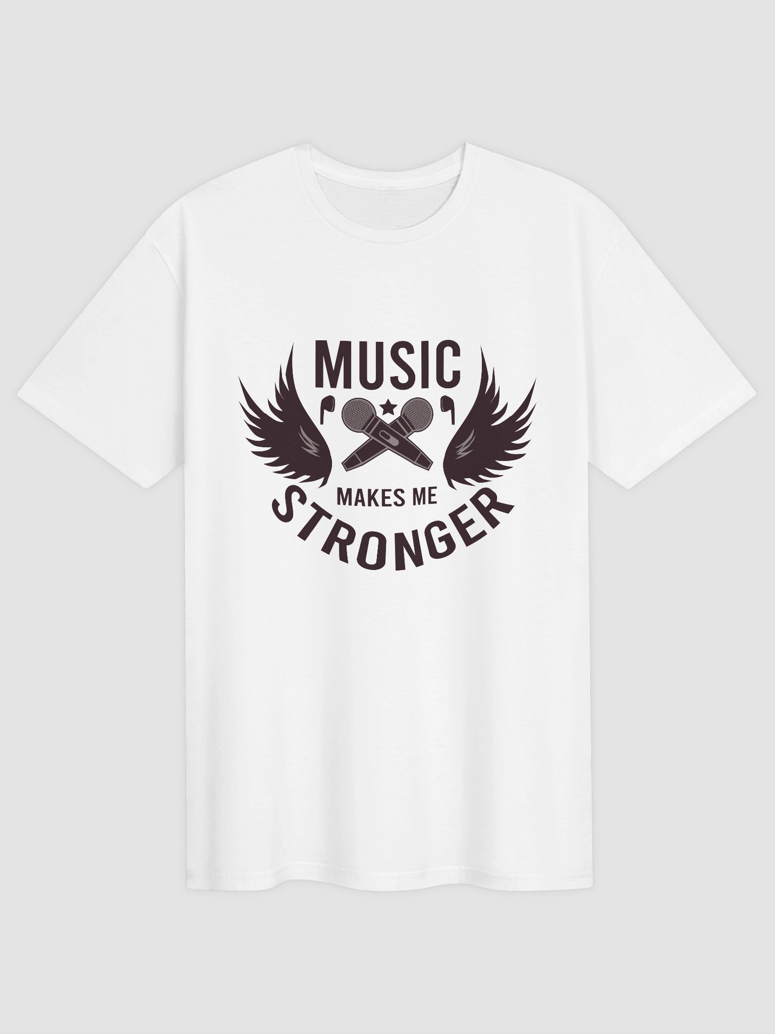 Vintage Music Makes Me Stronger Tee product image (1)
