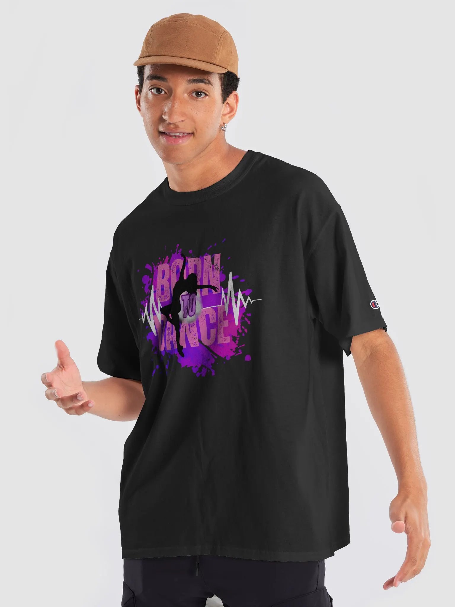 Born to Dance Her Silhouette Champion Tee product image (29)