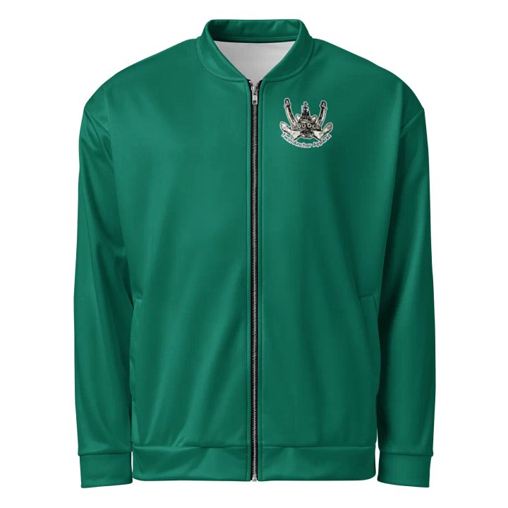 Copy of Twin Anchor Titan tug Teal Bomber Jacket product image (2)
