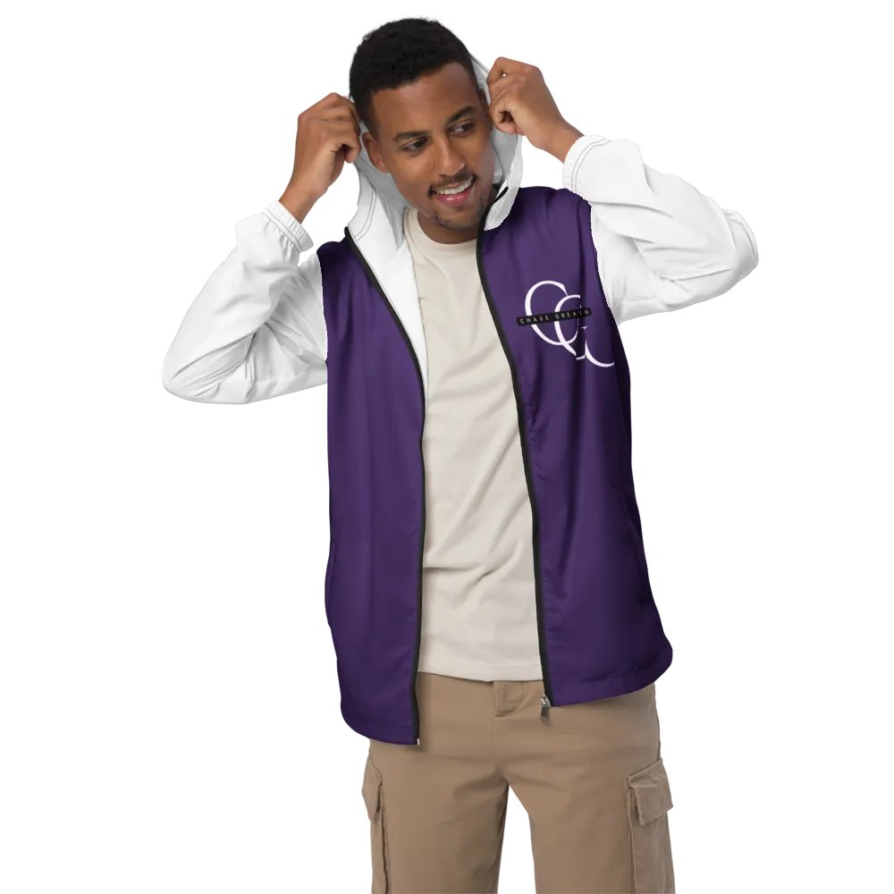 CG Purple Windbreaker White Sleeves product image (3)
