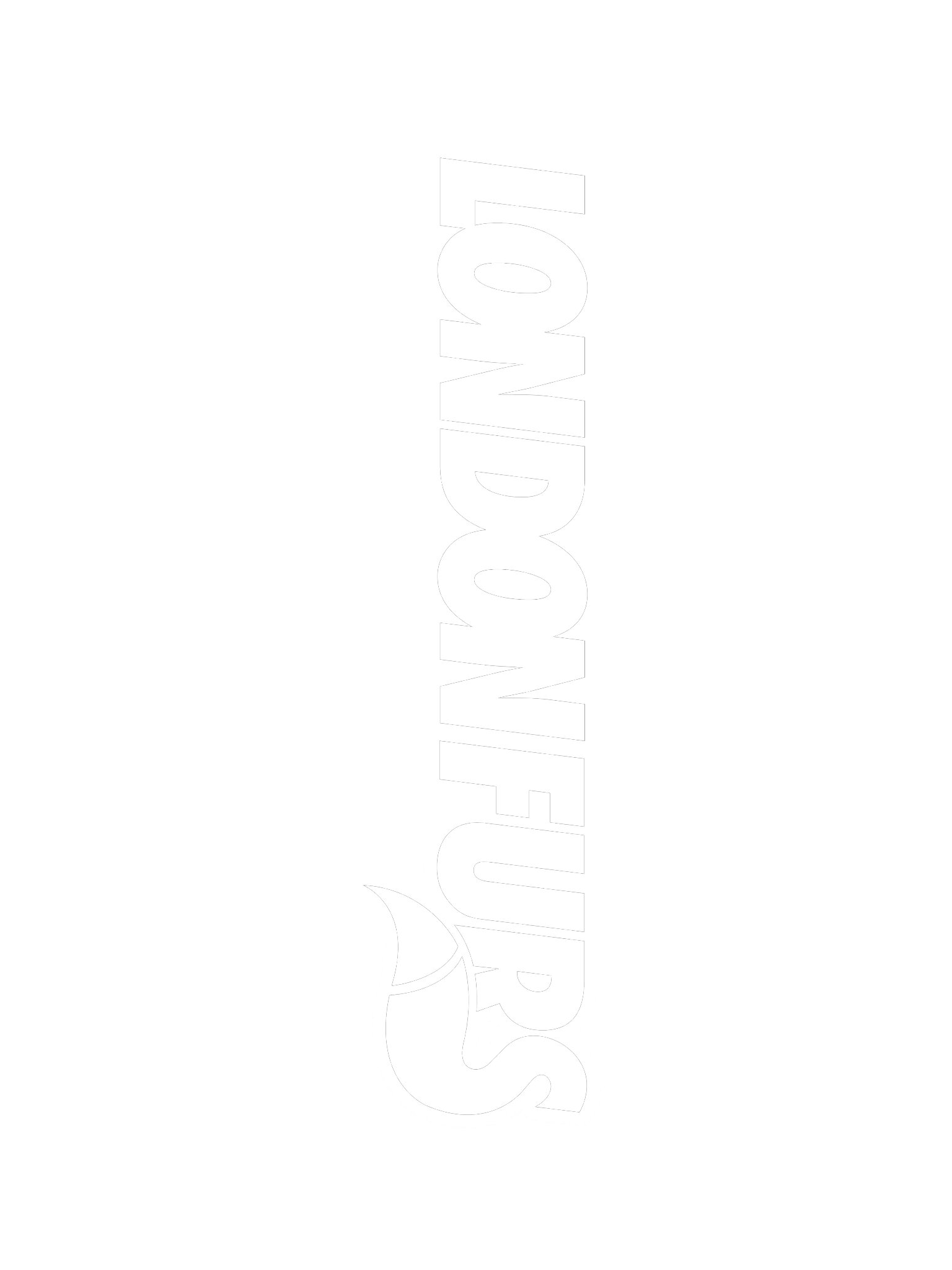 LondonFurs Logo White - Sticker product image (3)