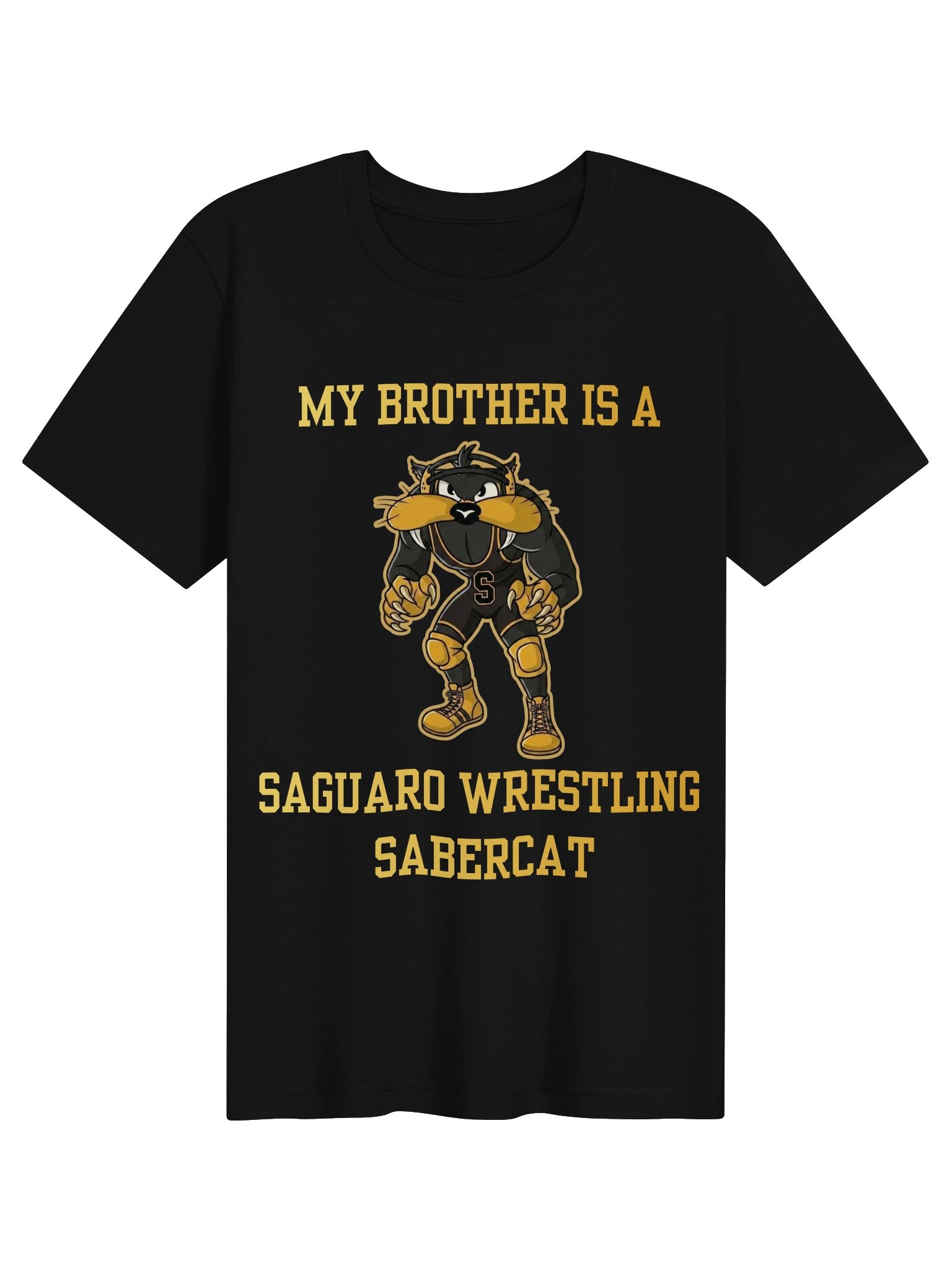 My Brother Is a Saguaro Wrestling Sabercat Tee product image (6)