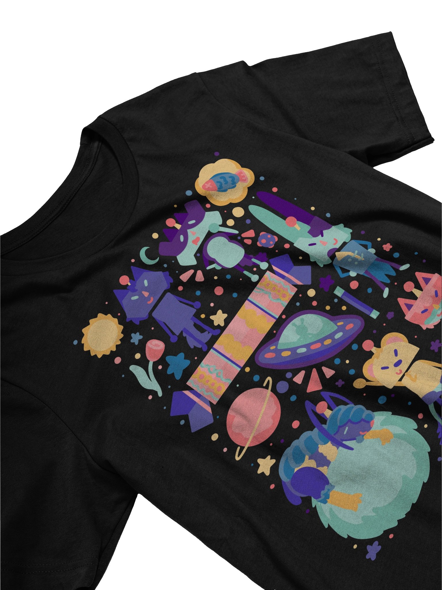 Cozy Cosmos Crew Supersoft Tee product image (3)