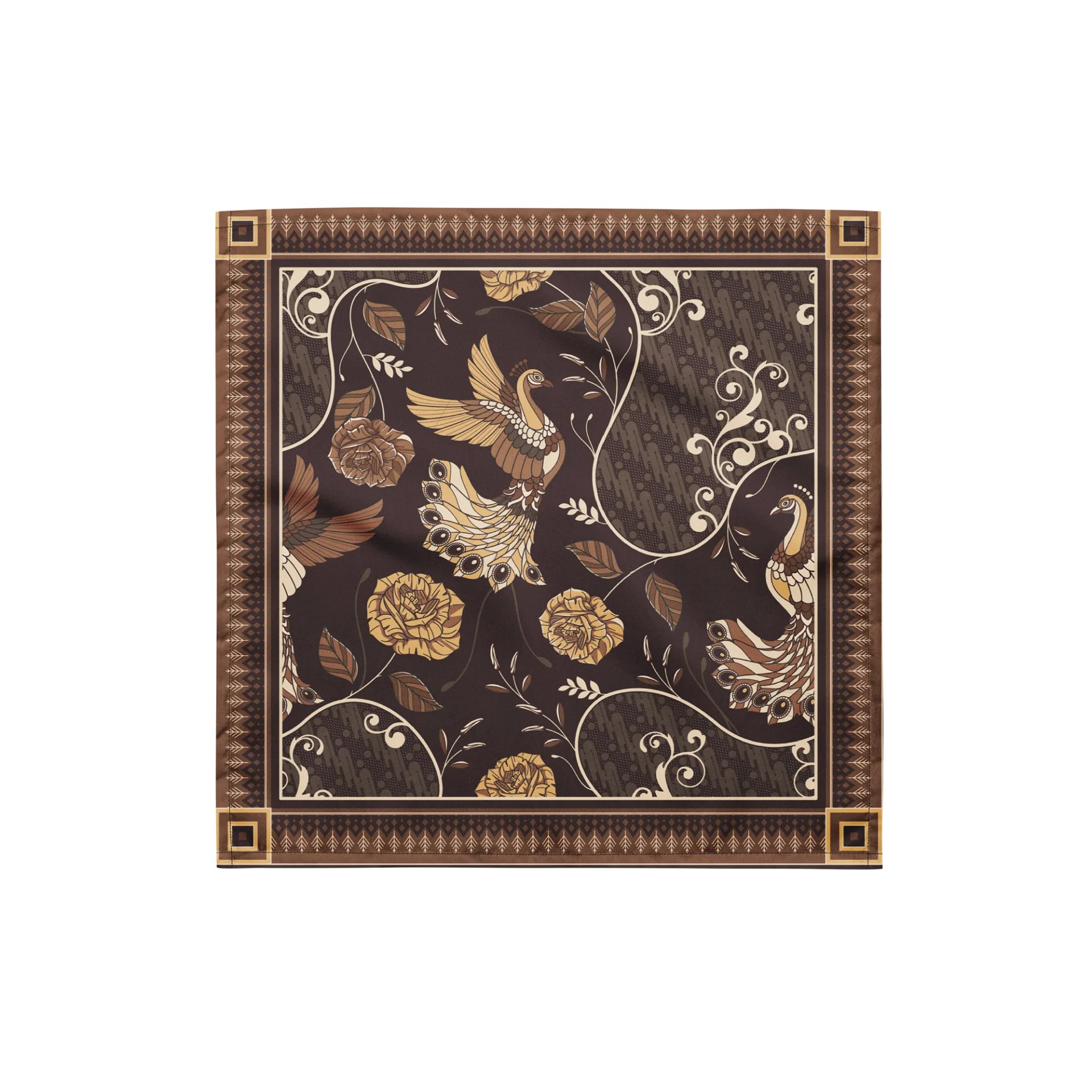 Unique Vintage Batik Bandana with All-Over Print Design product image (1)