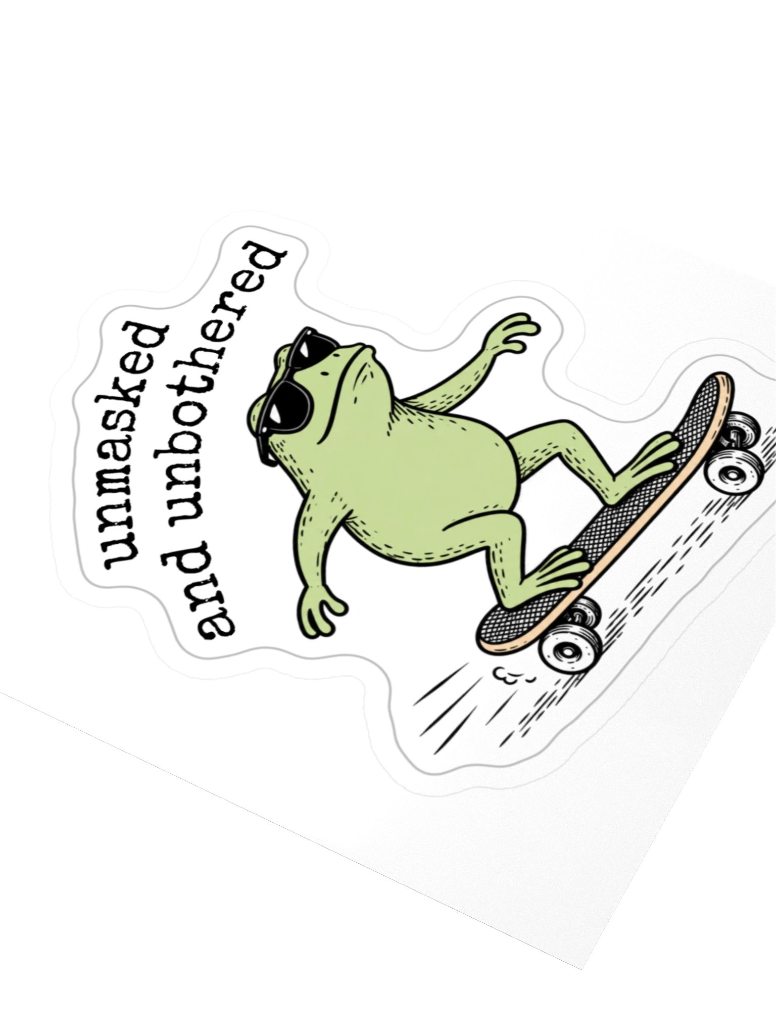 Unmasked And Unbothered - Sticker product image (3)
