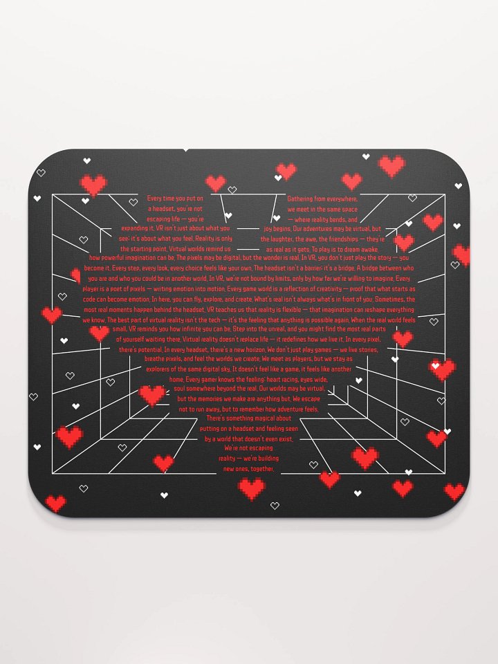 Deep Love VR Pixel Heart Mouse Pad product image (2)