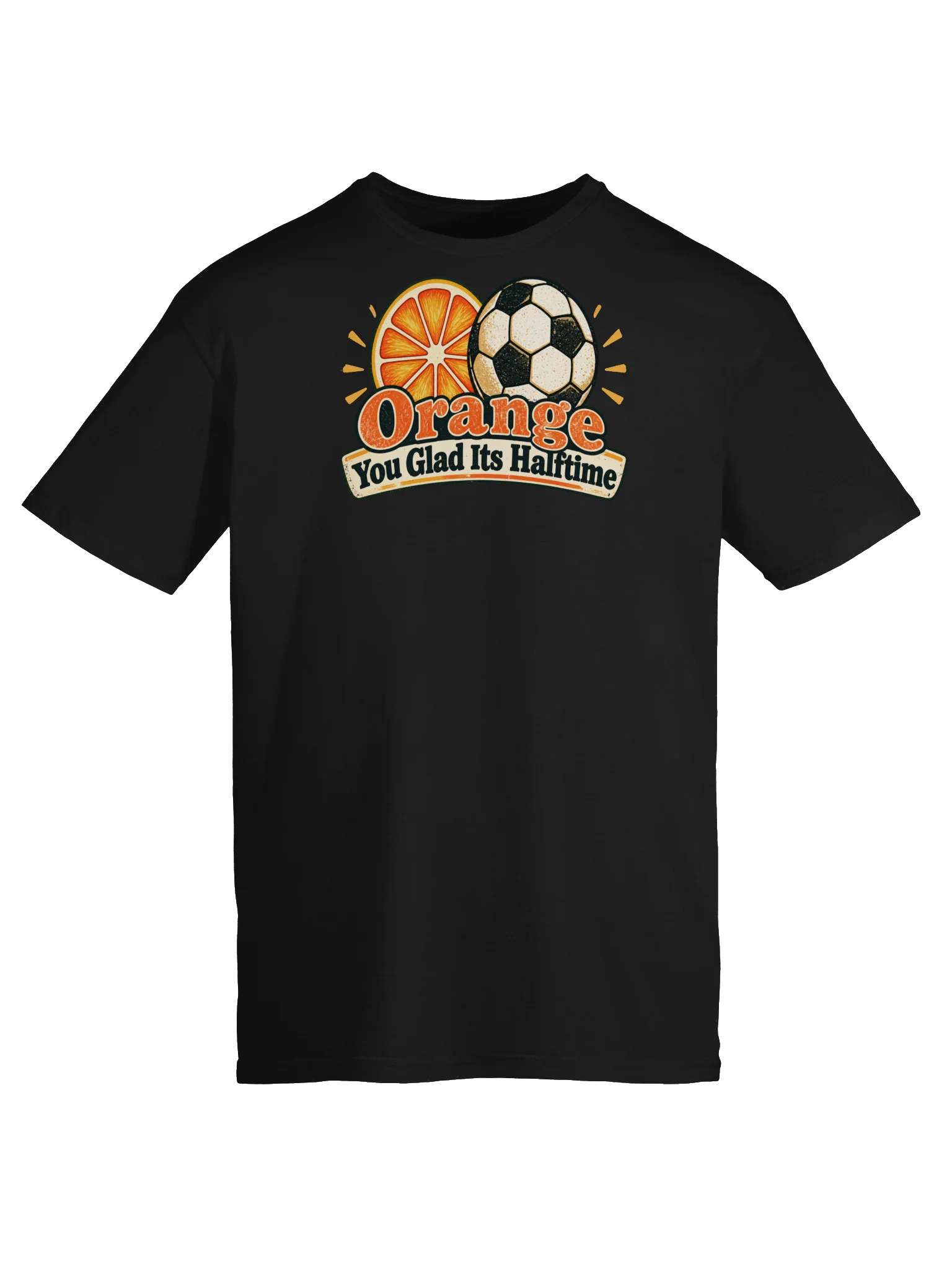 Orange You Glad It’s Halftime Soccer Tee product image (5)