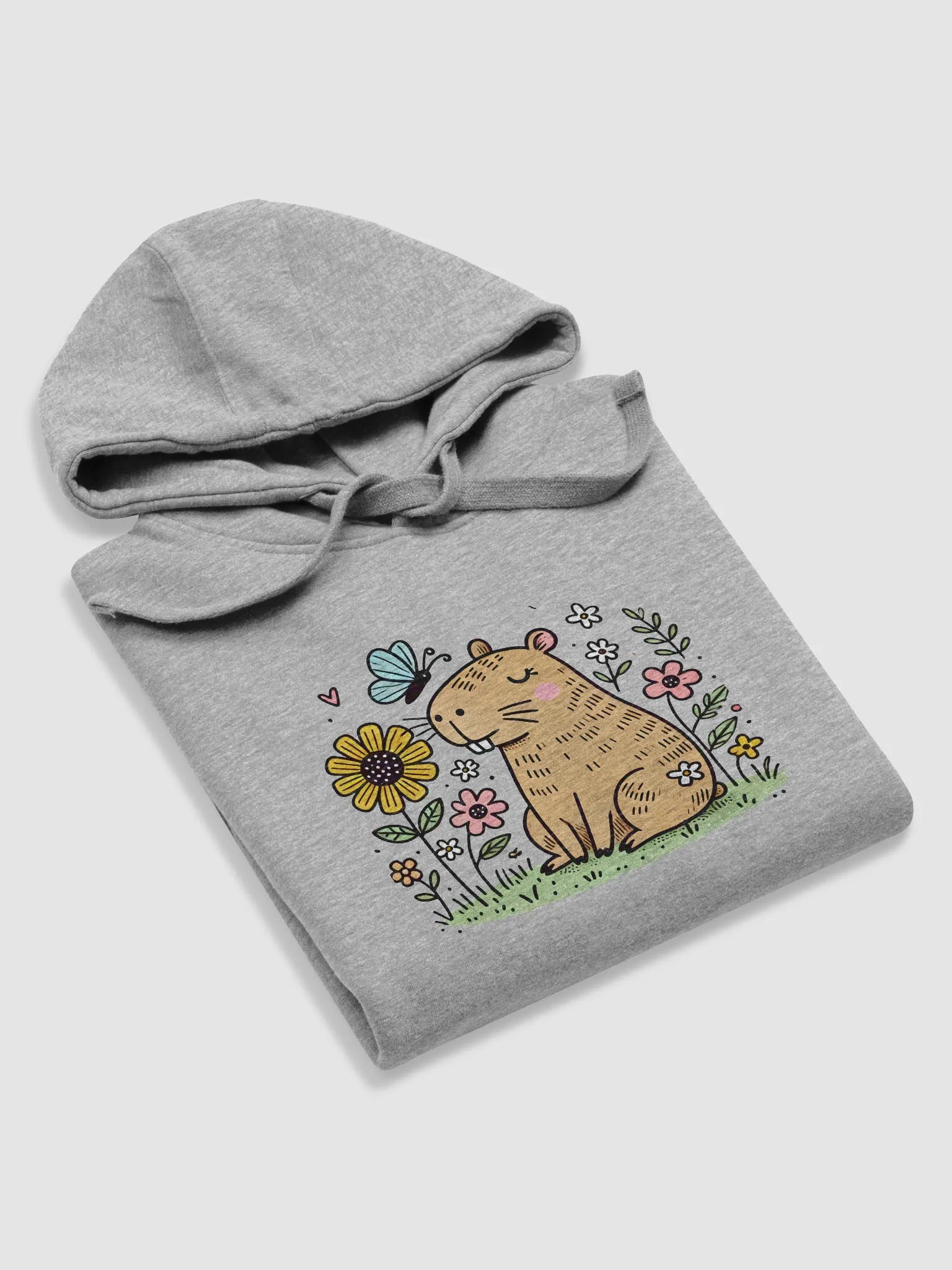 Serene Capybara Hoodie product image (22)
