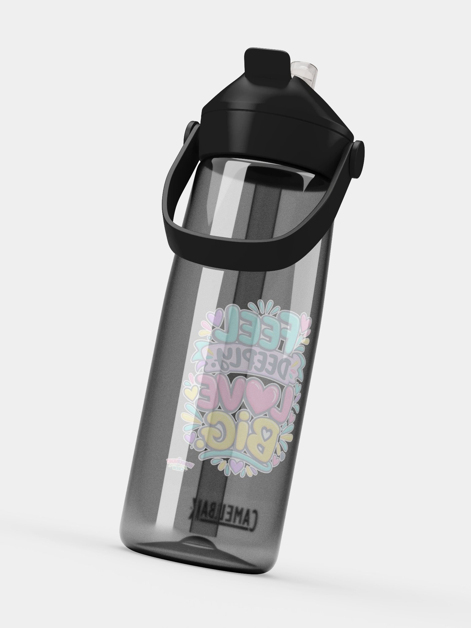 CamelBak Thrive® Flip Straw Inspirational Water Bottle - Feel Deeply. Love Big. product image (8)