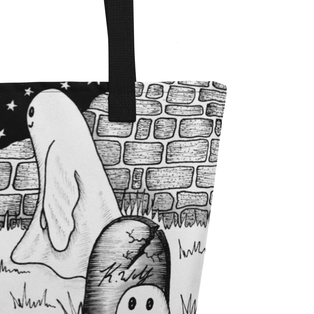 Graveyard Wake Up Tote Bag product image (9)