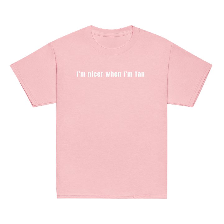 I'm Nicer When I'm Tan Baby Tee product image (1)