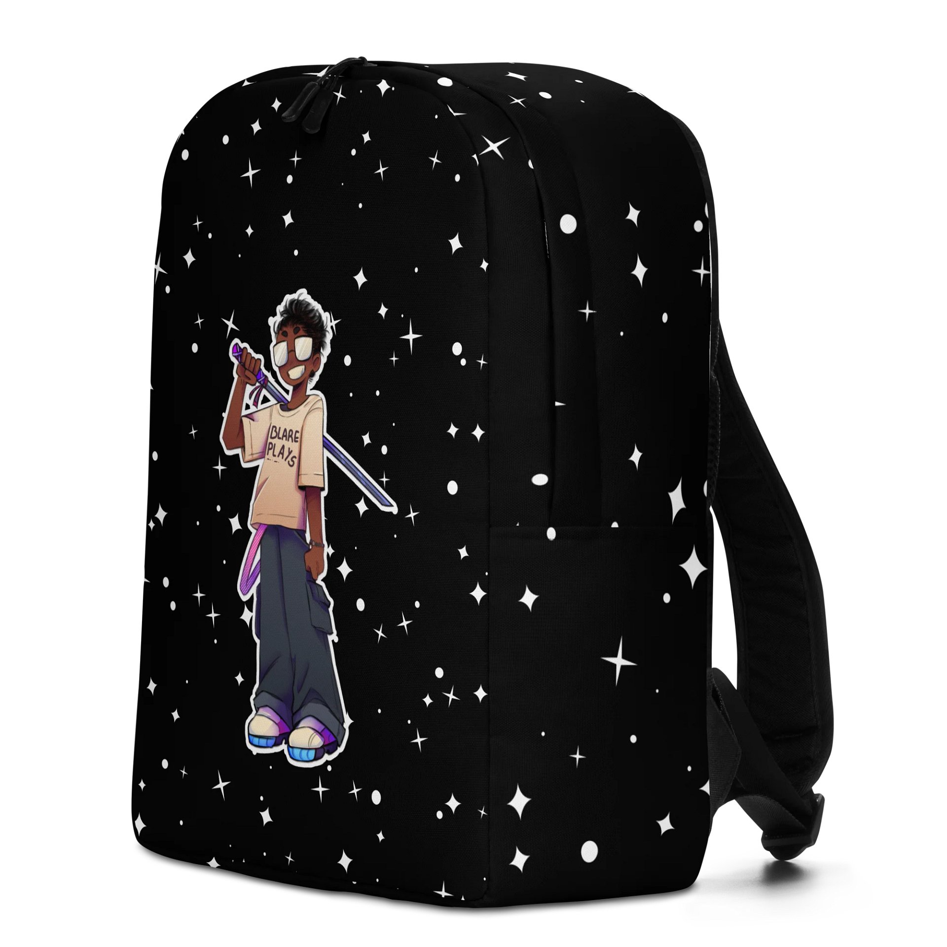 Cosmic Blare All-Over Print Backpack product image (2)