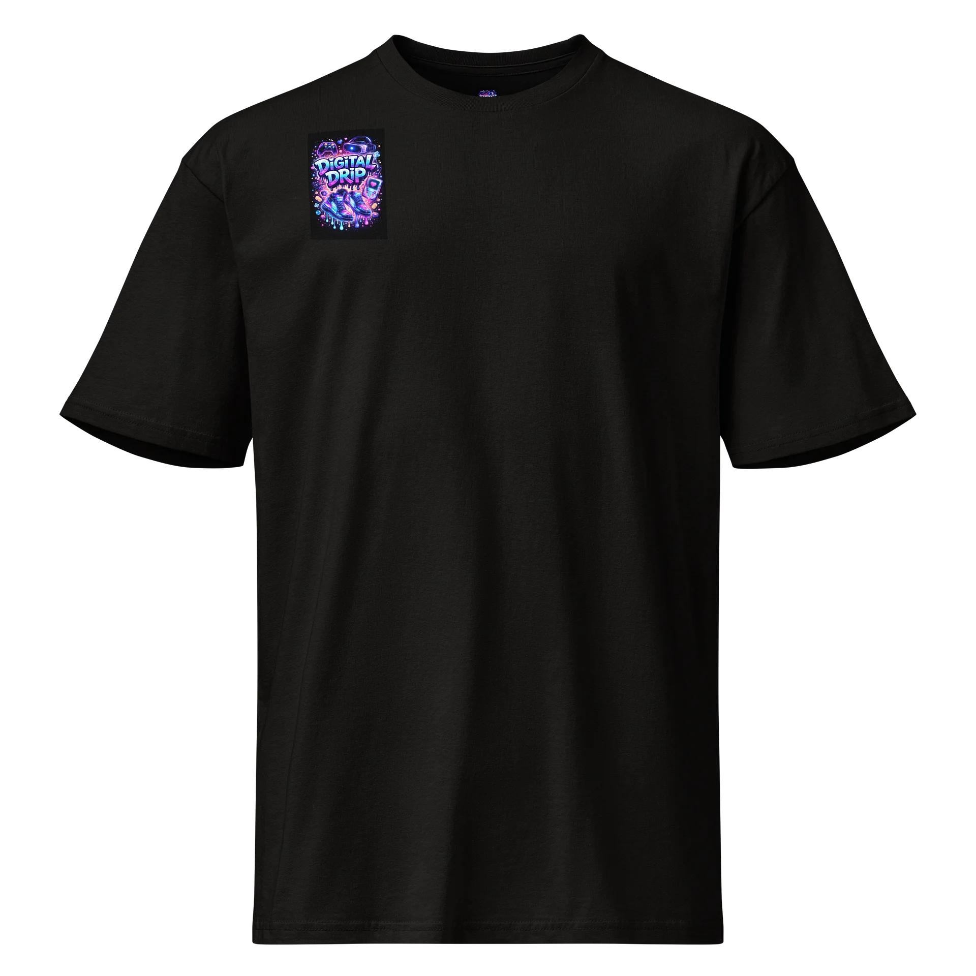 Digital drip cotton tshirt product image (1)